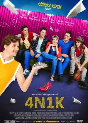 To'rt yigit va bir qiz / 4 yigit va 1 qiz / 4N1K