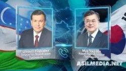 Жанубий Корея президенти Шавкат Мирзиёевни Ўзбекистон ёшларининг Осиё чемпионати финалига чиққани билан табриклади
